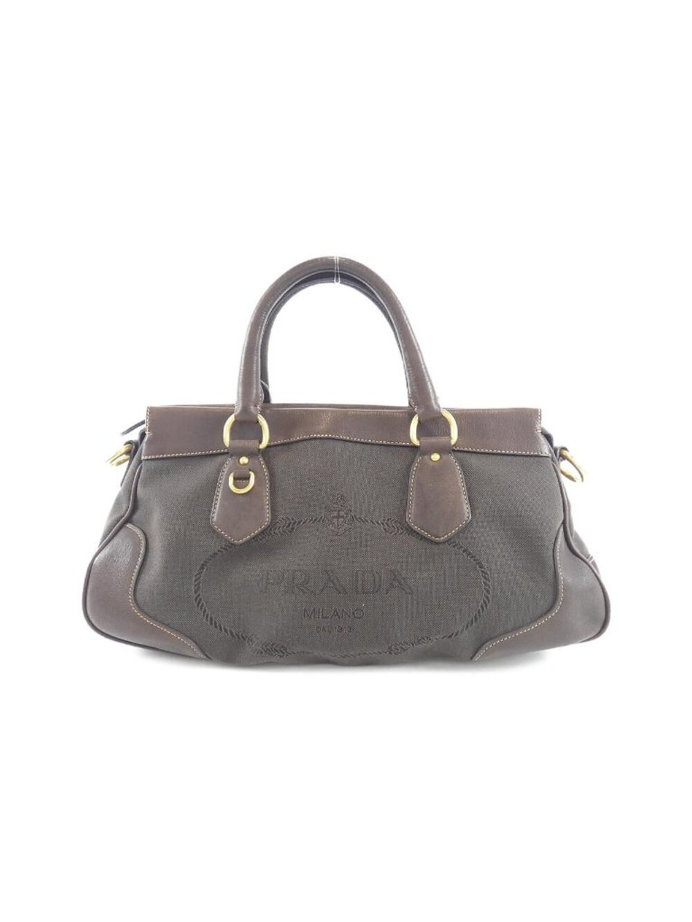 Prada Bag Handbag Gold